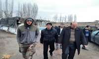 بازدید نمایندگان وزیر محترم جهادکشاورزی و معاون محترم توسعه مدیریت و منابع این وزارتخانه از مناطق زلزله زده شهرستان خوی